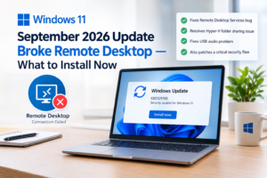 Windows 11 update broke Remote Desktop