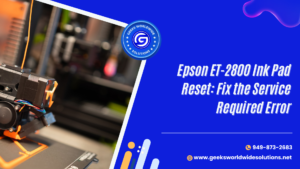 Epson ET-2800 Ink Pad Reset