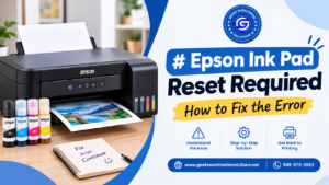 Epson Ink Pad Reset Required